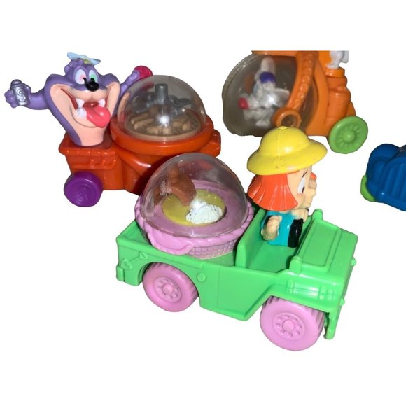 4 Piece 1992 McDonald's Toys Warner Bros. TINY TUNES / Looney Tunes Cars Vintage - Picture 2 of 8